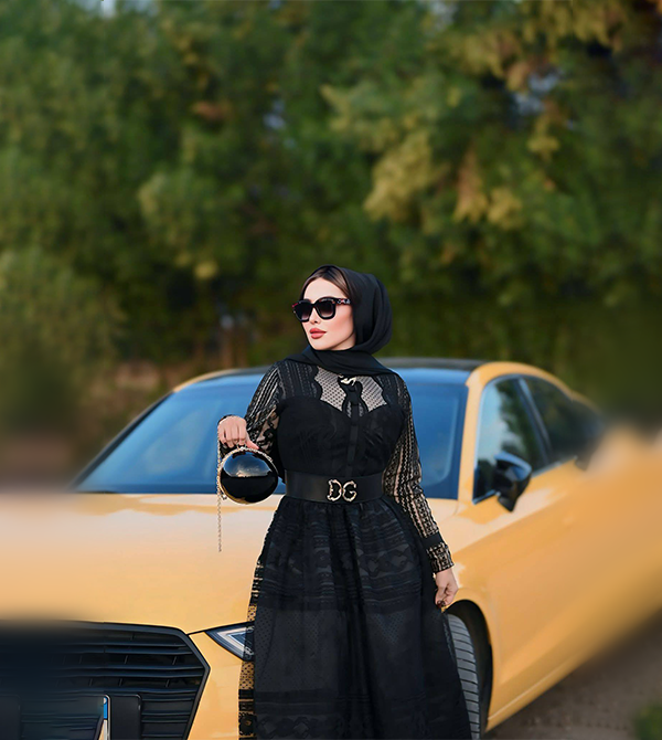 Dress made of French guipure lace